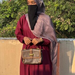 Red Essentials Cotton Abaya – AL MASHA